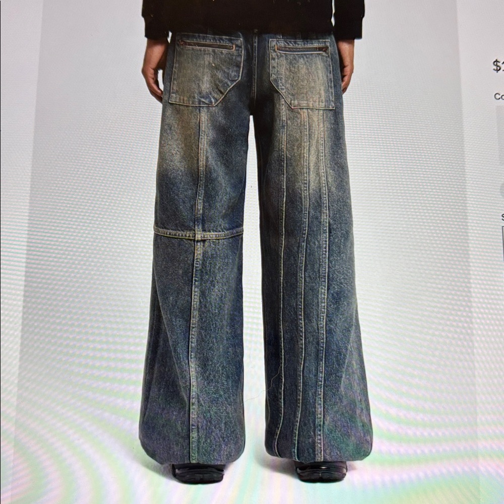 Moonlight Mansion Construction Denim -SizeXL (34L)   Streetwear
